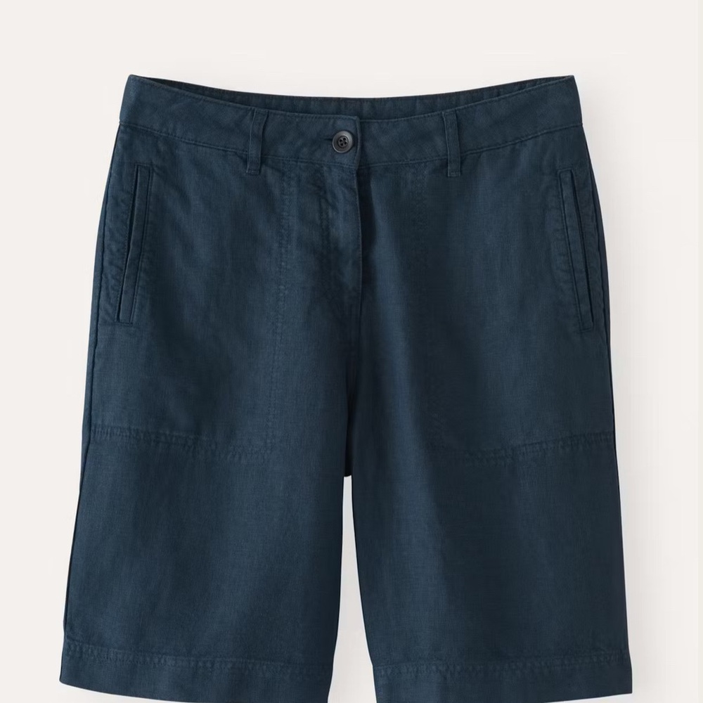 POETRY‎ RELAXED SHORTS Heavy linen Size 12 - Picture 2 of 10